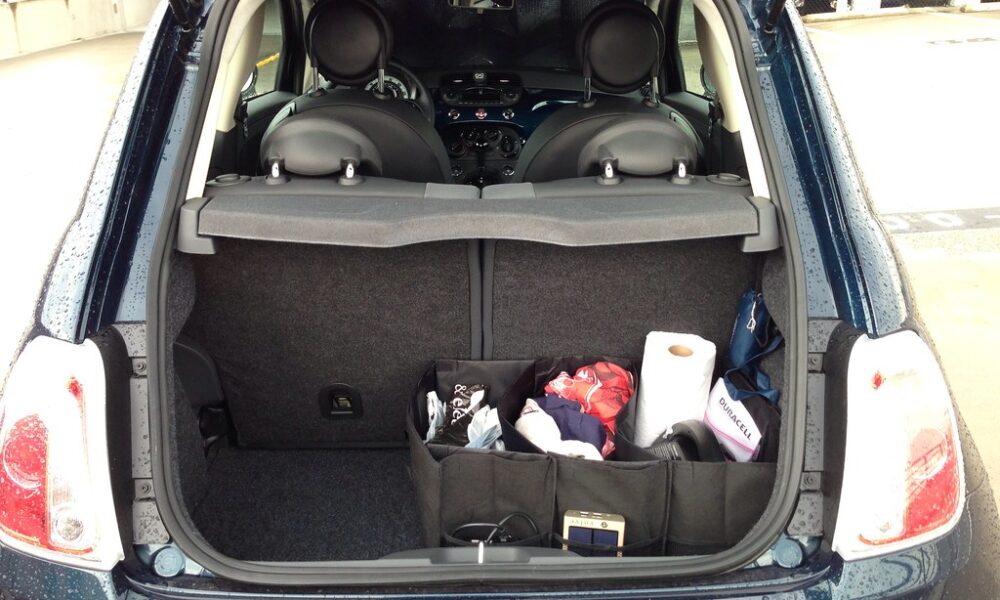 Jokari Car Trunk Organizer in 2013 Fiat 500 Pop
